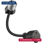Feekoon 1 Pack 3 Outlet Light Socket Adapter, Convert E26/e27 Bulb To P. Fixed Price $18.61.