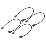 Patikil 5v 3 Pin To Sm3p Female Splitter Cable, 4 Pcs Pwm Fans Rgb Power.... Fixed Price $9.63.