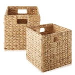 Casafield 10.5" X Water Hyacinth Storage Baskets C2002-nat New. Fixed Price $25.19.