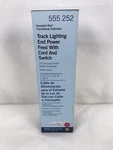New Hampton Bay Track Lighting End Power Feed With Cord & Switch White 555 252. Fixed Price $11.21.