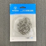Westinghouse 3 Foot Fixture Chain 11 Gauge Brushed Nickel Finish 70075 New. Fixed Price $3.89.
