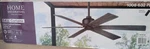 New Home Decorators Cortain 54in. Indoor/outdoor Matte Black Ceiling Fan-sealed. Fixed Price $94.99.