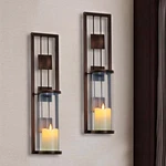 Wall Sconce Candle Holder Metal Decorations For Living Room, Bathroom, D.... Fixed Price $35.74.