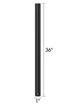 Parrot Uncle 36 Inch Ceiling Fan Downrod With Extension Cord, 3 Ft Black. Fixed Price $14.99.