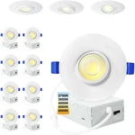 Ltpro Led Recessed Shower Light Waterproof 3 Inch Lighting Gimbal. Fixed Price $143.43.