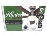 Hunter Antero 44 In. Indoor Matte Silver Ceiling Fan With Light Kit New *open*. Fixed Price $99.99.