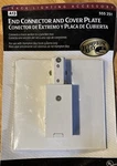 The Hampton Bay End Connector Cover Plate # 55251, White Track Lighting. Fixed Price $8.99.