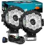 Nilight 7 Inch Led Offroad Driving Lights High Low Beam 80w Round White Light. Fixed Price $114.99.