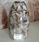Portfolio River Stone Pendant Light Shade Marbled Brown Art Glass N203bg. Fixed Price $17.99.