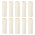 Patikil 25x100mm Candle Socket Covers, 10 Pack Plastic Sleeves White. Fixed Price $15.66.