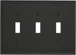 Amerock Bp36516 Bronze/black Mulholland Triple Switch Outlet Wall Plate. Fixed Price $22.73.