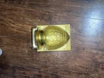 Vintage Flush Mount Ceiling Light Fixture Nos Tsi Prime Glass Shade. Fixed Price $19.99.