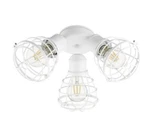 Quorum Outdoor Patio Cage Light Studio White Finish 16" W X 7" H New Open Box. Fixed Price $120.00.