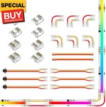 Fcob 10mm 3pin Connectors Kit For Ws2811 Ic Rgb(+ Di Gnd) 630leds/m Cob Led Stri. Fixed Price $22.11.