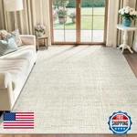 Xluez 6x9 Area Rugs Washable Rug Abstract Living Room Large Neutral Modern. Fixed Price $87.20.