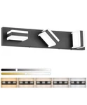 Solfart 3-light Black Led Bathroom Vanity Light 5cct Adjustable Mirror. Fixed Price $44.99.