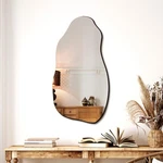 Trahome Irregular Asymmetrical Wall Mirror For Living Room Bathroom Entryway,.... Fixed Price $72.51.