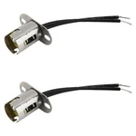 2pcs Bay15d 1157 Led Light Bulb Socket Holder With Wire Connector For Car Aut.... Fixed Price $14.44.