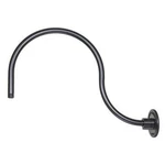 Millennium Lighting Rgn24-sb Rlm 24" Long Goose Neck Stem, Satin Black. Fixed Price $60.00.