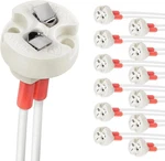 Dicuno G4, Gu5.3 Bi-pin Ceramic Base Socket, Mr16, 12 Count (pack Of 1), Red. Fixed Price $11.28.