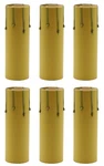 Creative Hobbies 4 Inch Tall Fibre Drip Candle Covers For Medium Base Ivory. Fixed Price $17.51.