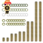Antique Brass Lamp Repair Hardware Kit - 5 Sizes, 60 One Size,. Fixed Price $15.99.