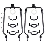 2pack Hzhfcb 7 8 9 10 Inch Lamp Shade Harp Holder,adjustable Kit,fit. Fixed Price $22.99.