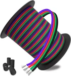 100ft(30m) 22awg 4pin Led Rgb Extension Cable Wire 22 Gauge 4 Conductor Lin. Fixed Price $25.88.