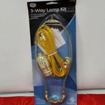 General Electric 3-way Lamp Kit 8 Ft Power Cord Push-through Socket New. Fixed Price $11.98.