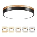 11.8 Inch Wood Led Flush Mount Ceiling Light, Dimmable, 5cct 3000k-6000k Selecta. Fixed Price $73.81.