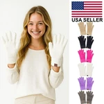 C.c Exclusive Women's Winter Solid Color Classic Plush Terry Chenille Gloves. Fixed Price $19.99.