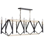 Craftmade 55570-fbsb The Reserve Island Light Flat Black/satin Brass. Fixed Price $739.31.