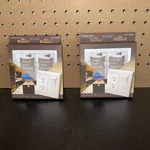 Lot Of 2 Taymac A2000 White Allure Gang Rocker / Gfi Wall Plate *l135. Fixed Price $15.00.