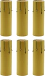 Creative Hobbies 4 Inch Tall Fibre Drip Candle Covers For Antique, Ivory. Fixed Price $17.51.