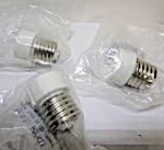 Set Of 3 Satco 90-2433 E26 Medium Base To Gu10 Socket Adapter / Reducer. Fixed Price $29.99.