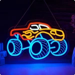 Monster Truck Neon Sign For Wall Decor Teen Room Gifts Birthday Kids B. Fixed Price $60.05.