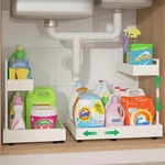 Realinn Expandable Under Sink Organizers And Storage, 2 Tier Cabinet Organ. Fixed Price $68.52.