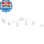 Vonluce 6 Light Track Fixture, Led Lighting Kit With Rotatable. Fixed Price $71.19.