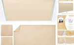 Torixqi 2pcs Fluorescent Light Covers - For Ceiling Warm Yellow. Fixed Price $25.29.