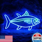 Tuna Fish Led Neon Sign Dimmable Wall Decor Blue/green. Fixed Price $73.77.