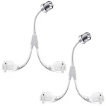 2 Pcs In 1 Light Socket To Plug Adapter, Convert E26/e27 Bulb P.... Fixed Price $30.01.