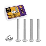 M4 X 50mm Machine Screws, 20pcs Pan Head Screws 304 Stainless Steel M.... Fixed Price $13.01.