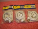 3-pc National Specialty Lighting Light Rope Accessory White Power Cord Nl-001-n. Fixed Price $18.99.