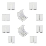 Litaelek 10pcs Rgb Led Strip Connector 4 Pin Tape 10mm,. Fixed Price $9.99.