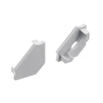Kichler Tape Extrusion End Cap 5 Pair In Silver, 45 - 1tee145sfssil. Fixed Price $24.99.