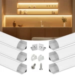 Muzata 6pack 3.3ft/1m V Shape Led Channel Silver Aluminum 1m,. Fixed Price $31.70.