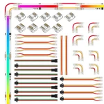 Sezo Cob 3pin 10mm Led Connector Kit,l-shaped Connector,dual-end With Wire,st.... Fixed Price $22.27.