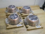 Lot Of 4 Elco Lighting 6" Recessed Metal Step Baffle Trim Elm30cp. Fixed Price $37.10.