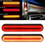 2pcs 9 Inch Trailer 100 Led Tail Light Bar Red Sequential Spin Running Ta. Fixed Price $44.08.