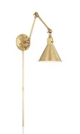 Crystorama Lighting Group Mor-8801 Brass Morgan Single Light 23"h Wall Sconce. Fixed Price $328.00.